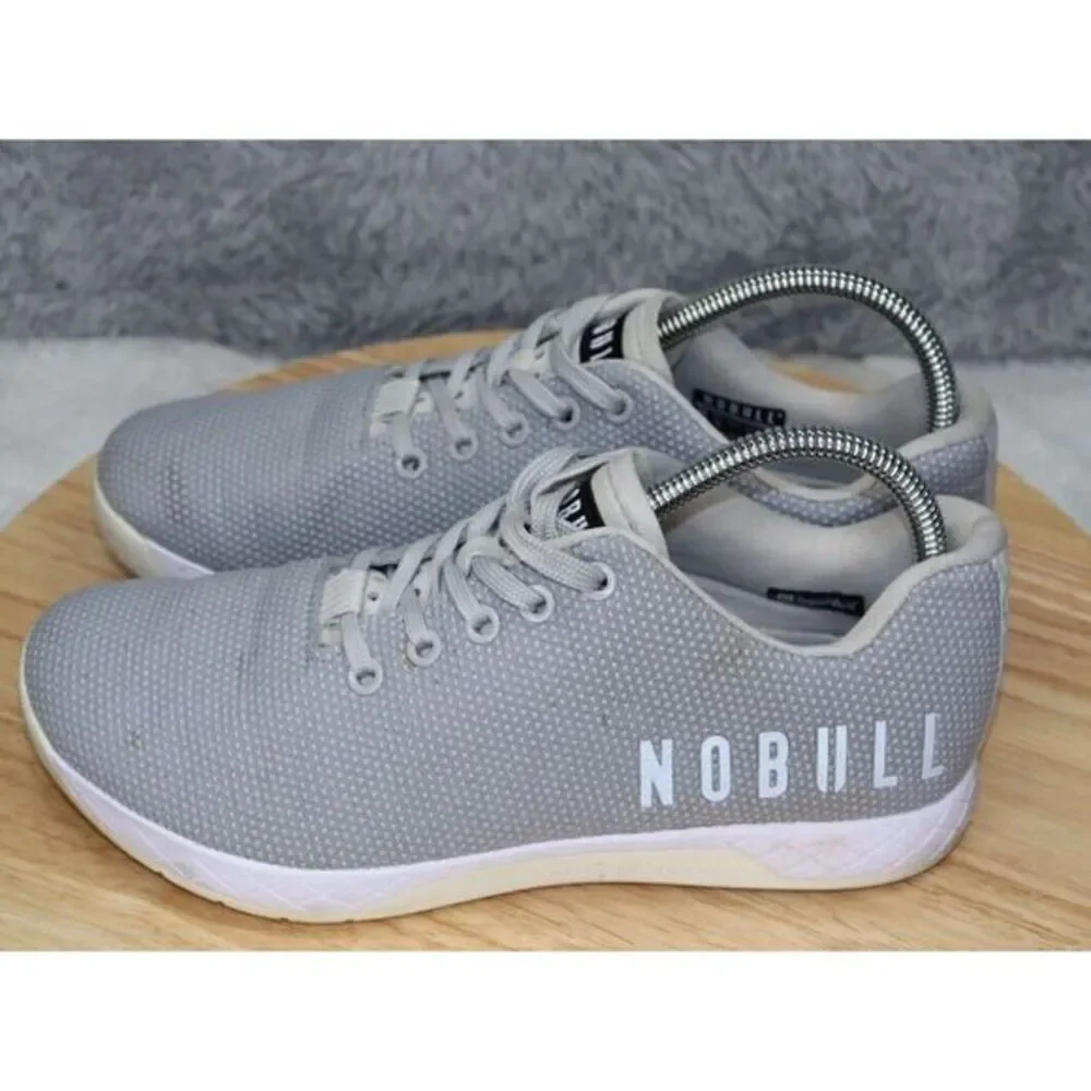 Nobull Unisex Trainer Gray Casual Shoes Sneakers Size M 7.5 W 9‎